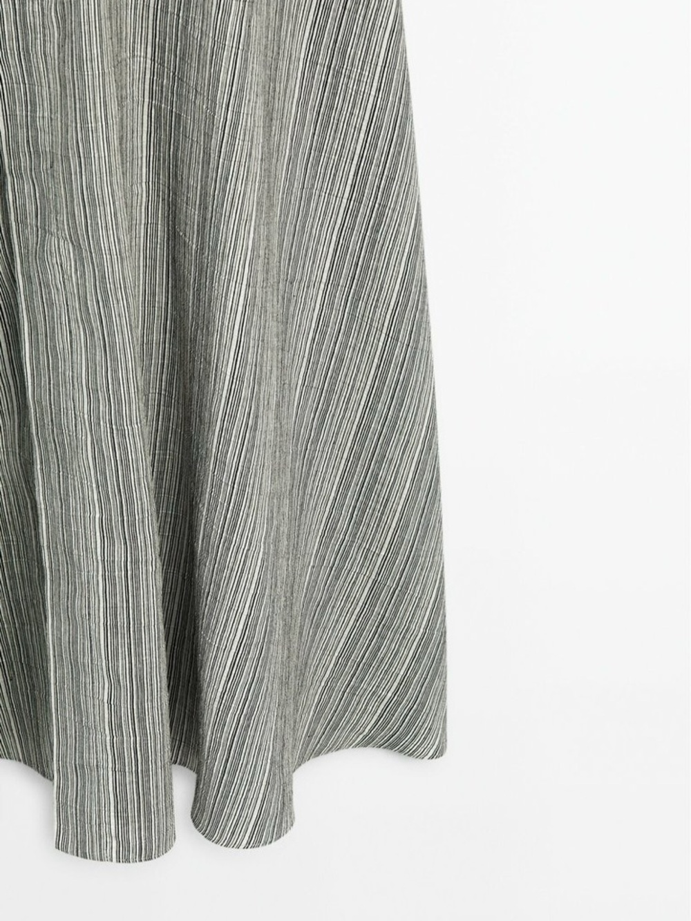 Massimo Dutti ~ STRIPED FLOUNCE MIDI - Day dress - Picture 13 of 13